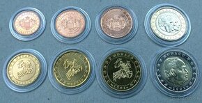 Monaco 2001 euromince UNC