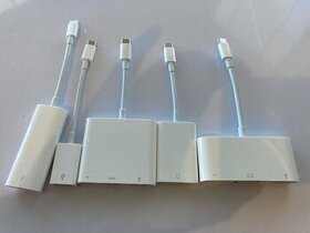 Originál APPLE redukcie / adaptéry USB-C to USB,HDMI,VGA, Th