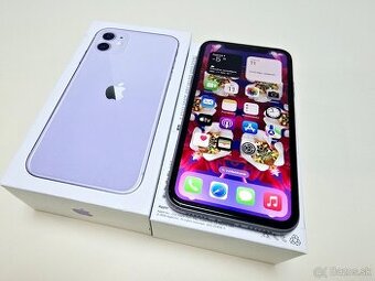 APPLE IPHONE 11 64GB PURPLE Baterka 100%