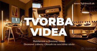 Tvorba videa, dronove zábery, reklama, firemné prezentácie