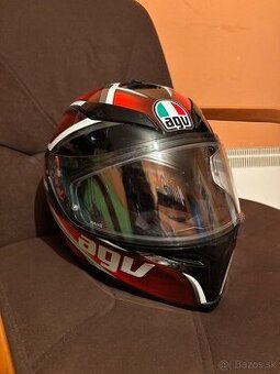 Prilba AGV K-5S Tempest black/red - 1