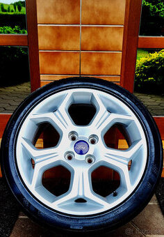 alu R17 4x108, letné pneu 205/45, orig. Ford Fiesta ST