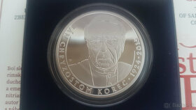 Strieborná pamätná minca - 10 € Kardinál Korec proof (2024)