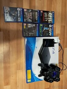 Ps 4 slim 500gb plus príslušenstvo - 1