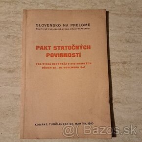 Pakt statočných povinností,  Slovenský štát