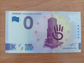 0€ / 0 euro / 0 eurová bankovka 5PEŇAZÍ