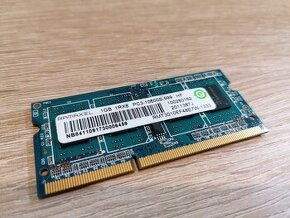 RAM Ramaxel 1GB DDR3 PC3-10600S, 1333MHz, sodimm