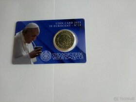 50 cent 2023 Coin Card - Vatikán - 1