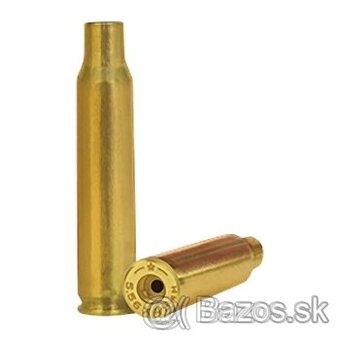 Mosadzne nabojnice 9mm luger, 5,56x45