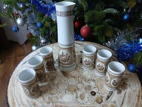 Zhody parohy jelenie porcelán