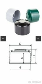 Plastová krytka na plotový stĺpik