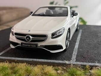 1:18 Mercedes-Benz S63 AMG Cabrio (White) - GT-Spirit