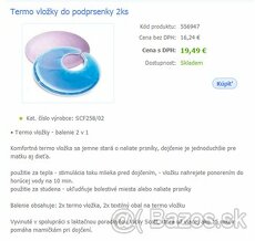 Termo vložky do podprsenky 2ks, zn. Philips Avent