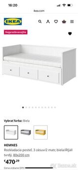 Rozkladacia postel ikea