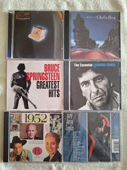 Predám CD : Leonard.Cohen, B.Spreingsteen, J.Joplin, Ch.Rea