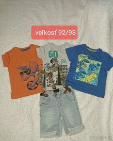 Chlapčenské letné oblečenie 98 - 104