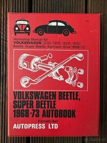 VW BROUK CHROBÁK KARMANN GHIA originalni montazni manual