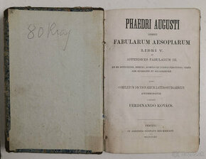 Phaedri Augusti liberti fabularum Aesopiarum Libri V. 1865 - 1