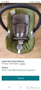 Predám autosedačku / vajíčko cybex - 1