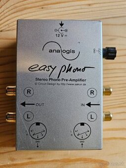 Predzosilňovač gramofónový Easy Phono - Analogis