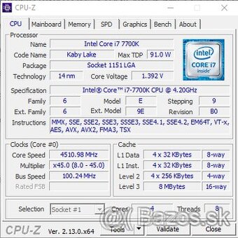 Predám Intel Core i7-7700K