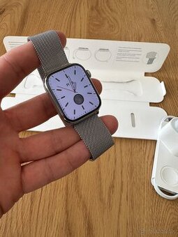 Apple Watch 7 45mm Stainless Steel (GPS + Cellular) - 1