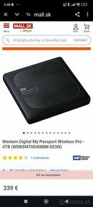 Western Digital My Passport Wireless Pro - 4TB 4000GB