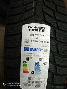 Pneu 235- 60R17C Nokian zimne - 1