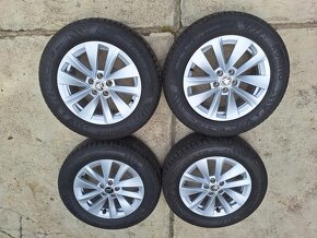 Alu disky Škoda 5x100 R16, 205/60/R16