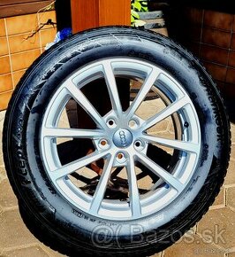 alu R17 5x112, zimné pneu 225/60, orig. Audi A6 - 1