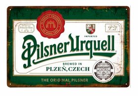 cedule plechová - Pilsner Urquell č. 14