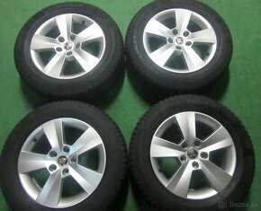 R16 Zimná sada ŠKODA rozteč 5x112 215/60R16 CONTINENTAL