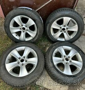 Zimná sada alu disky original Škoda 215/60 R16 - 1