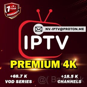 IPTV Premium Server 4K UHD (1 rok)