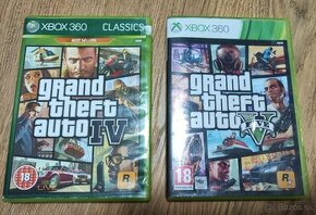 GTA IV + GTA V Xbox 360