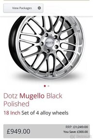 Dotz Mugello Black Polished