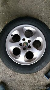 Predám 15" disky Alfa Romeo 5x98 a letné pneu 185/65 R15. - 1