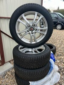 Sada diskov 5x112 R16 so zimnými pneu 205/55 R16 - 1