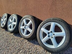 Kolesá Mercedes Benz 5x112 r18+zimné pneumatiky - 1