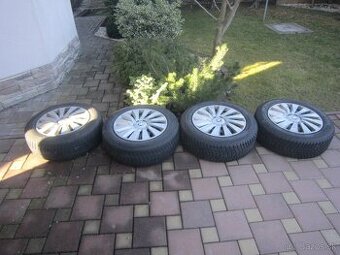 16" pl. disky Octavia 4 so zimnimy pneu 205/60R16 Sava eski