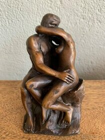 Bronzová socha realizovanej sochy „Le Baiser“, 15cm