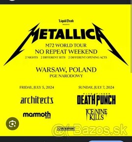 Metallica varšava