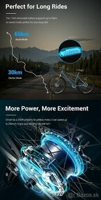 Nový horský elektrobicykel- aj ako moped