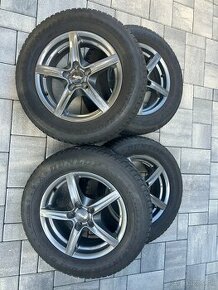 Alu disky Alutec 16” + dunlop 215/65 R16