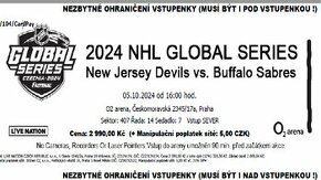 NHL Praha 5.10.2024: New Jersey Devils vs Buffalo Sabres