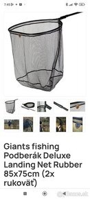 Predám čisto novy podberak Deluxe landing net rubber