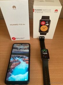 Huawei P30 lite + Huawei watch fit