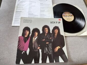 KISS “ Lick It Up “/Casablanca 1983/+orig. vnut. ob/texty ,