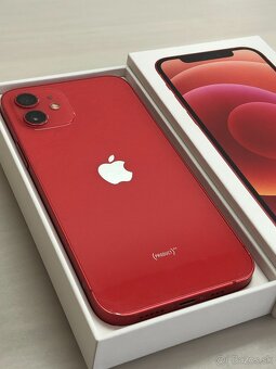 IPHONE 12 RED 128GB + DARČEK