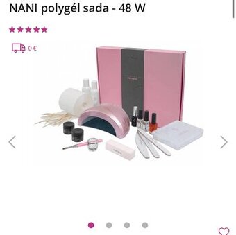 Nani nails Polygel sada s lampou